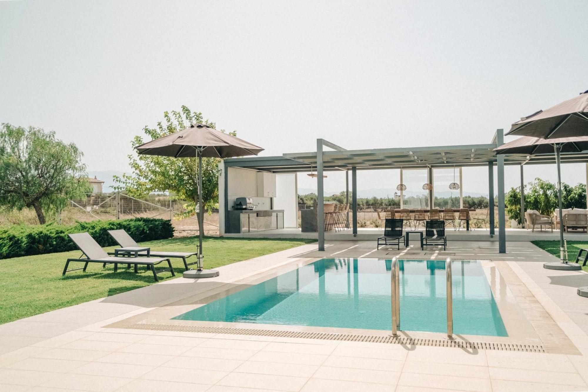 Helios A Modern Large Villa With Private Pool Set In A Quiet Location Stavrós Extérieur photo